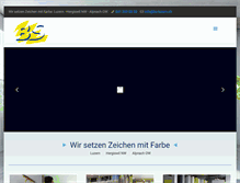 Tablet Screenshot of bs-luzern.ch